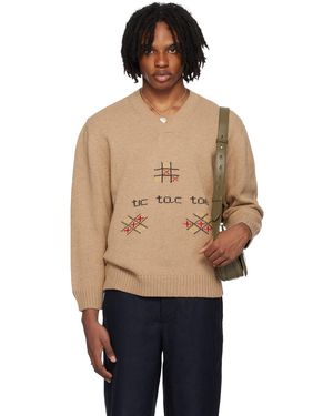 Bode 'Tic Tac Toe' Jumper - Blue