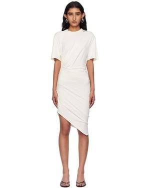 Mugler Draped Pierced Day Minidress - Black