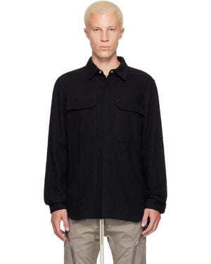Rick Owens Tower Outershirt - Black