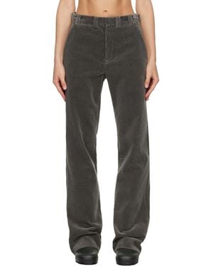 Rier Ssense Exclusive Corduroy Trousers - Black