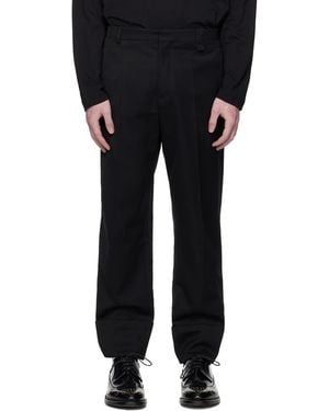 Simone Rocha Cuffed Straight Leg Pants - Black