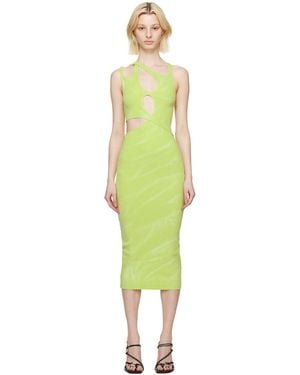 Dion Lee Green Interlink Midi Dress