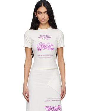 Vetements Off- 'Fuck You Very Much! Baby T-Shirt - Multicolor