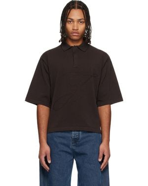 Jacquemus 'Le Polo Lino' Polo - Black