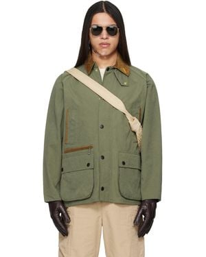 Barbour Khaki Icons Bedale Casual Jacket - Green
