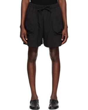 Simone Rocha Short Cargo Noir À Poches