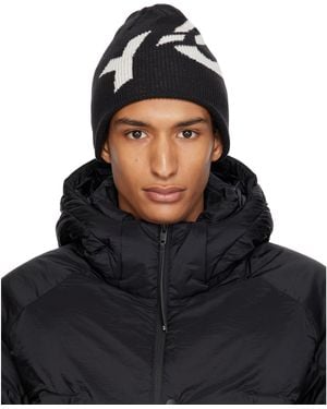 Y-3 Graphic Logo Beanie - Black