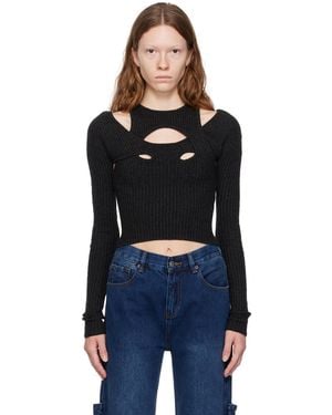Wynn Hamlyn Derry Long Sleeve T-Shirt - Black