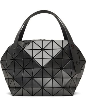 Issey Miyake Gunmetal Boston Bag - Black