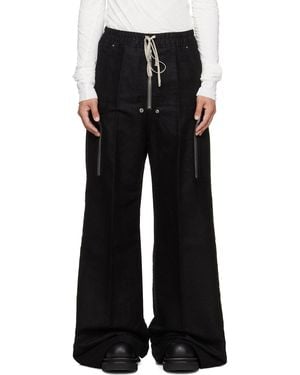 Rick Owens Tower Heizer Belas Cargo Pants - Black