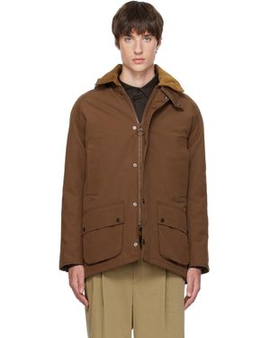 Barbour Blouson D'Hiver Imperméable Ashby Brun - Marron