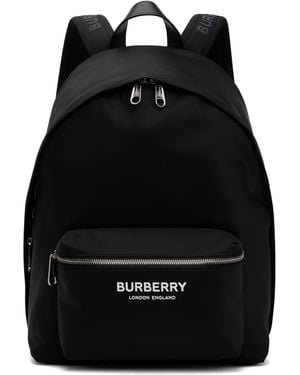 Burberry ブラック ナイロン バックパック