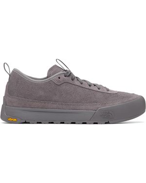The North Face Baskets Clyffe Grises En Suède - Noir