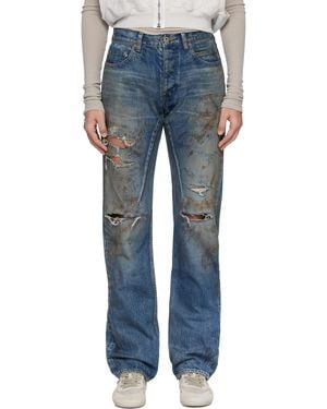 Rick Owens Temple Kurdt Jeans - Blue