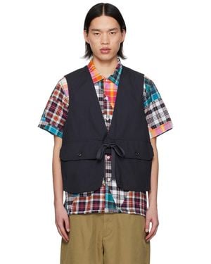 Engineered Garments Flap Pocket Vest - Blue