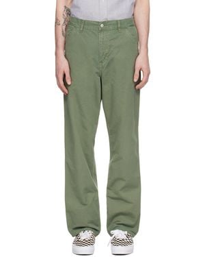 Carhartt ーン Single Knee トラウザーズ - グリーン