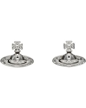 Vivienne Westwood Boucles D'Oreilles En Bas-Relief Pina - Noir