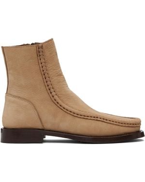 Hereu Tan Riera Bordon Boots - Black