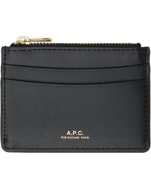 A.P.C. Paris Card Holder - Black