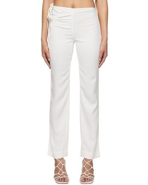 Christopher Esber Bertoia Trousers - White