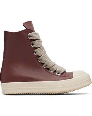 Rick Owens Concordians Jumbolace Trainers - Brown
