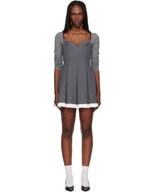 ShuShu/Tong Pleated Camisole Minidress - Black