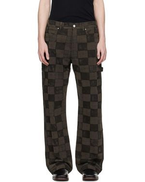 Amiri Chateau Crest Carpenter Jeans - Black