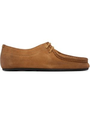 Jil Sander Tan Hood Lace-Up Derbys - Brown