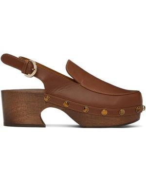 Chloé Brown Aurna Clogs