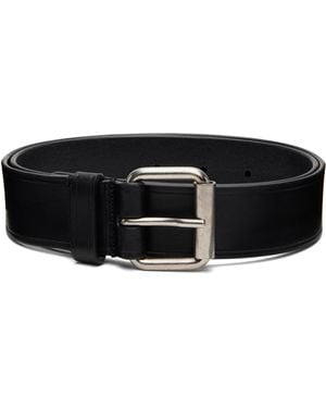 Dries Van Noten Leather Belt - Black