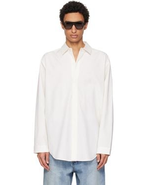 Fear Of God Cotton Wool Oxford Classic Shirt - White