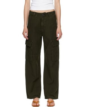 Citizens of Humanity Khaki Esme Cargo Trousers - Green