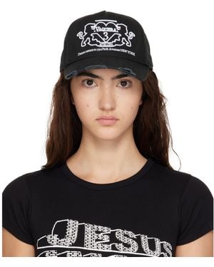 VAQUERA Casquette Noire À Armoiries