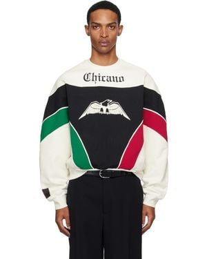 Willy Chavarria Adidas Originals Edition Fleece Crewneck Sweatshirt - Black