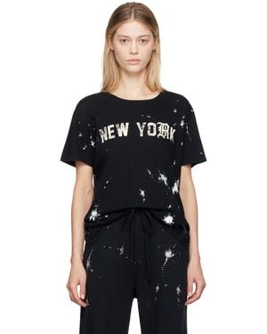 R13 Ssense Exclusive 'New York' Boy T-Shirt - Black