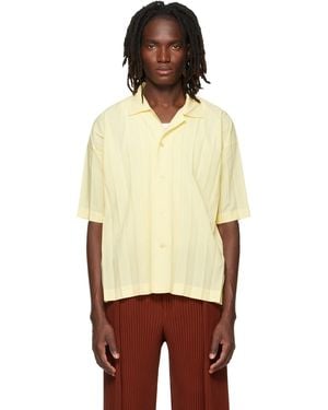 Homme Plissé Issey Miyake Edge Shirt - Yellow