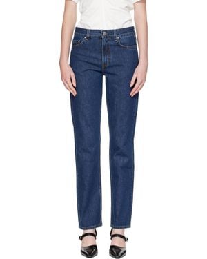 TOTEME Low Straight Jeans - Blue