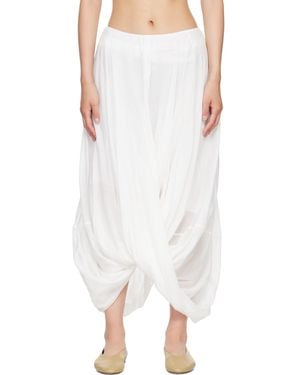 TOTEME Cocoon Maxi Skirt - White