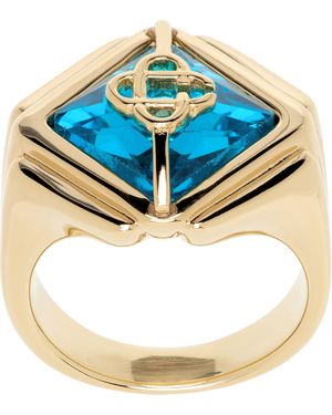 CASABLANCA Casa Signet Ring - Metallic