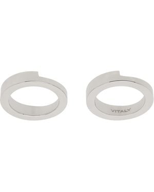Vitaly Gridlok Ring Set - Black