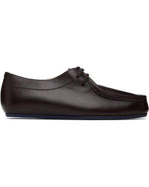 Jil Sander Hood Lace-Up Derbys - Black