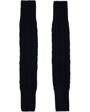 Dries Van Noten Wool Arm Warmers - Black