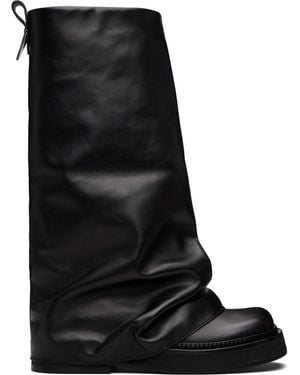 The Attico Robin Combat Boots - Black