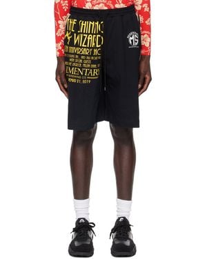 Marine Serre Regenerated T-shirt Shorts - Black