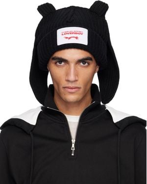 Charles Jeffrey Chunky Rabbit Beanie - Black