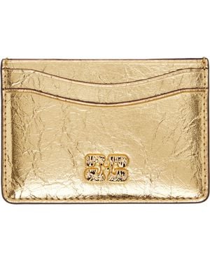 Ganni Bou Metallic Card Holder