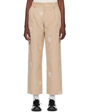 Soulland Aidan Trousers - Natural