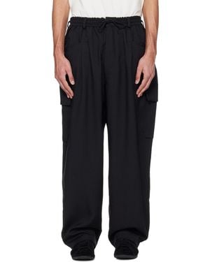Y-3 Sport Uniform Ut Straight Leg Cargo Trousers - Black