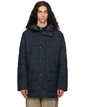 Barbour Winter Bedale Puffer Jacket - Blue