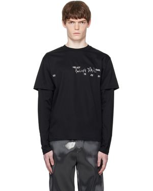 HELIOT EMIL Fulgens Longsleeve T-Shirt - Black
